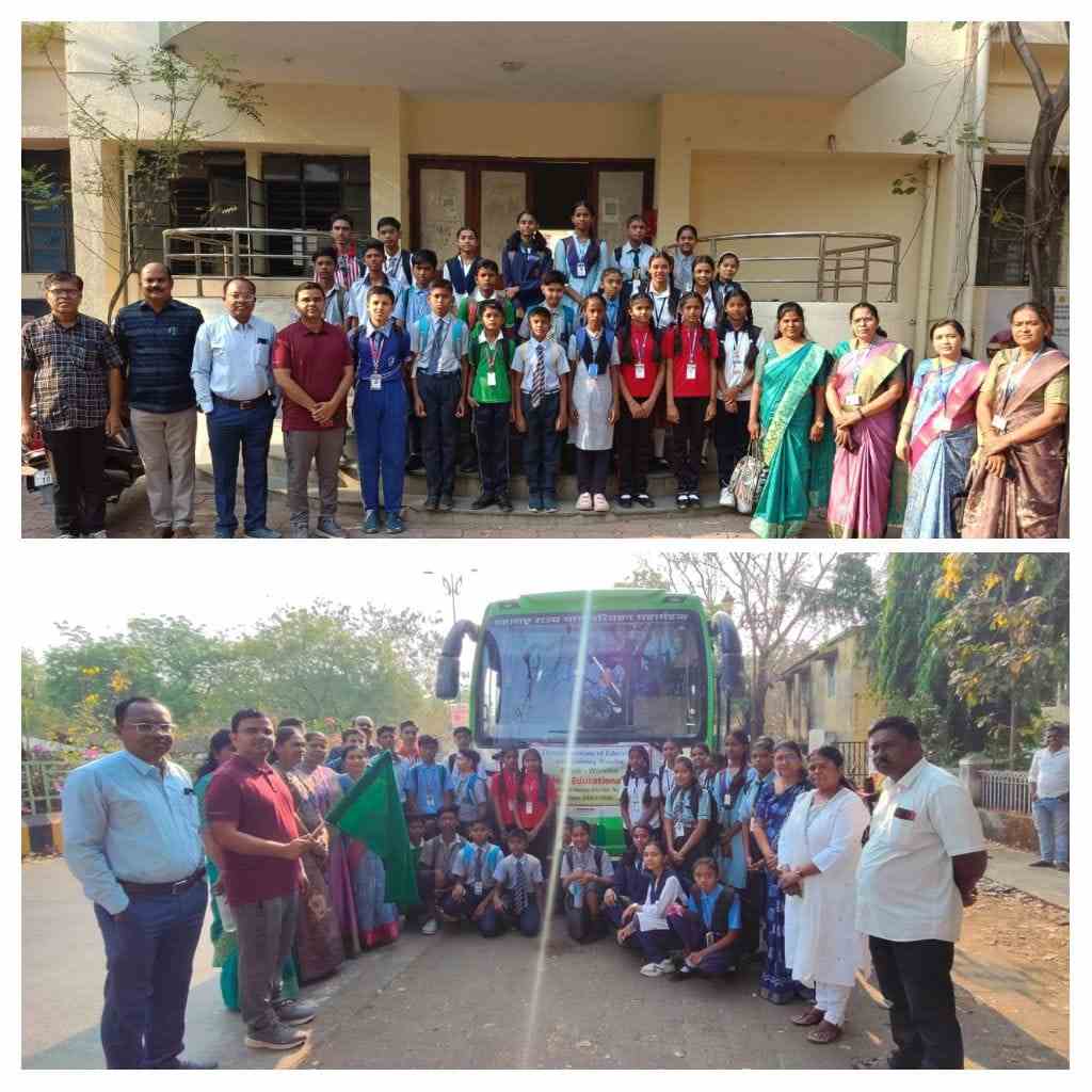 विद्यार्थ्यांची रामन विज्ञान केंद्र, नागपूर येथे शैक्षणिक सहल